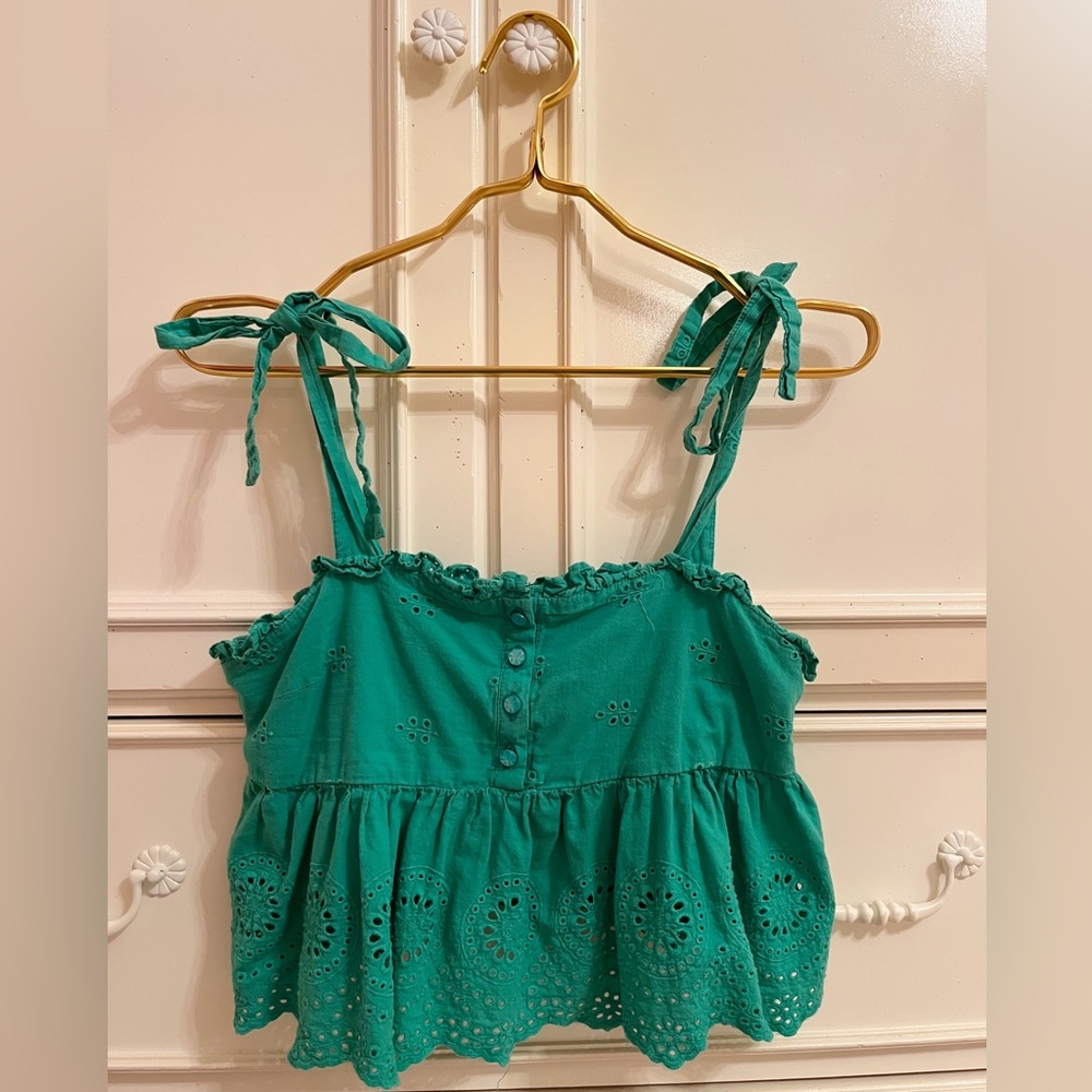 Urban Outfitters Cropped Peplum Tank in Size S